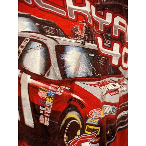 2011 BRICKYARD 400 MENS 3XL NASCAR RACE T-SHIRT RED INDIANAPOLIS SPEEDWAY - Picture 3 of 4